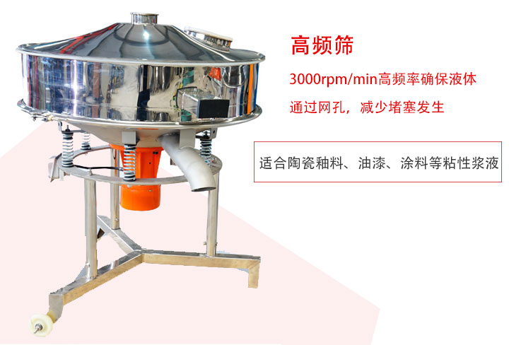 該產(chǎn)品是針對漿液過濾設計的一種高頻篩分機。
